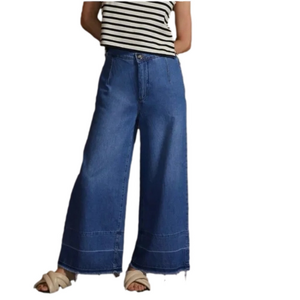 Pilcro Wide-Leg High Rise Trouser Jeans Size 32